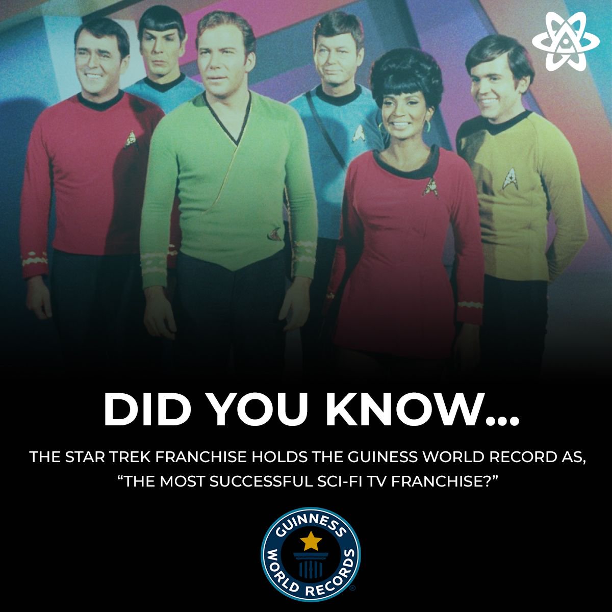 All hail Trek! Tag a friend who would like to know. 

#Guinness #WorldRecord #StarTrek #Film #Entertainment #funfacts