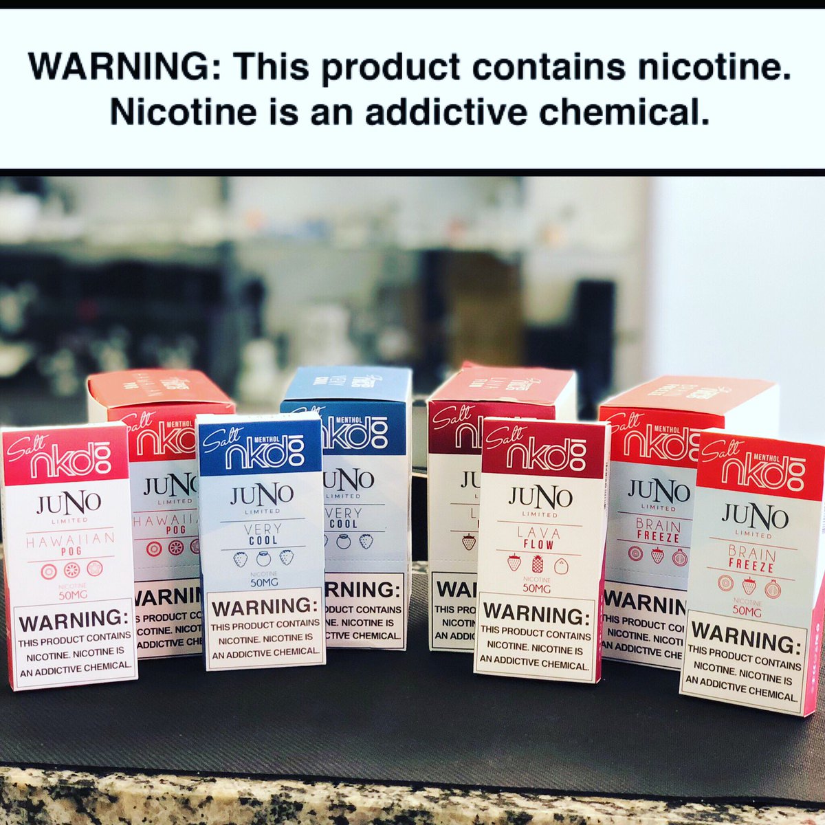 KLOWDZvapor's tweet photo. Another reason to pick the JUNO: they now have Naked flavors available as pods!

#mckinneytx #mckinneytexas #vape #vapor #vapefam #vapestagram #instavape #vapeon #vapelyfe #ecig #vaporizer #vapers #vapeporn #ejuice #eliquid #vapenation #vapedaily #subohm #handcheck #vapefriends https://t.co/2zMaUGHOJY