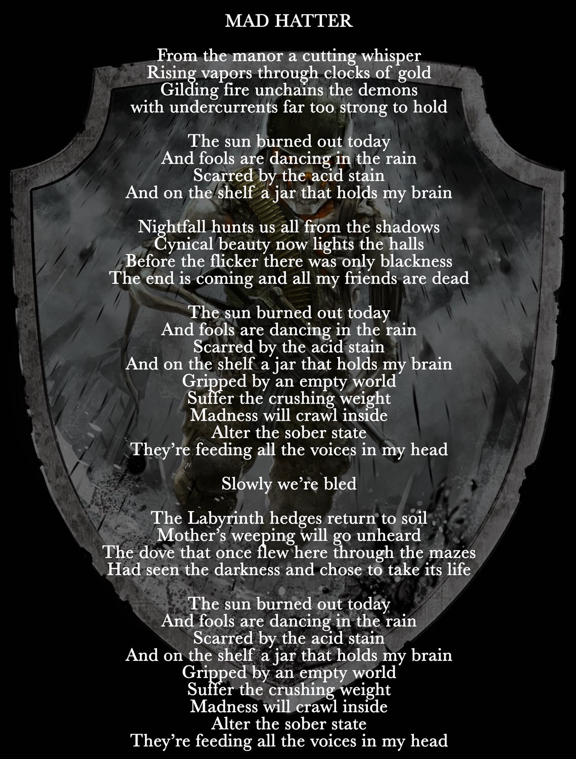 Lyrics for Game Over! : r/avengedsevenfold