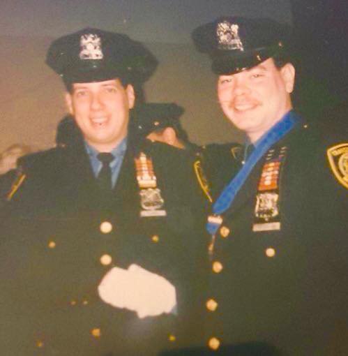 Kobner_M's tweet photo. Steve and I patrolled Times Square when it was know as the "DUECE".  Yesterday was the one year anniversary of Detective Steven DeSalvo's  passing.  Rest in peace partner..till we meet again. #NYCOPS, #TheSecretHelpers. https://t.co/zhtYBZkNJq