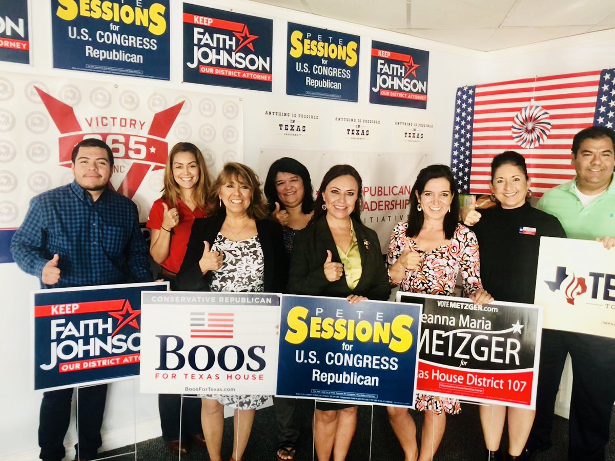 MikeDeffendall's tweet photo. #RT @TexasGOP: RT @AdryanaAldeen: #LaOlaRoja #TheRedWave  in #Dallas #HispanicRepublicans  @AdryanaAldeen @ndricher  @amigosdepatriot  @DallasGOP  @TexasGOP @gop  #KeepTexasRed  @PeteSessions @Deanna4StateRep @FaithJohnsonDA @rodneyanderson  @ROCKWALLGOP… https://t.co/jNHAoPsvPn