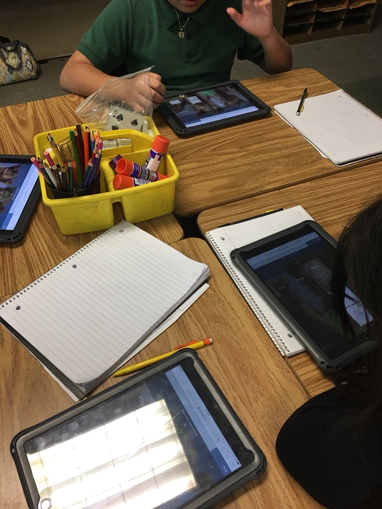 ilovemath0708's tweet photo. Introducing my @CBEBears to Quizlet live. They loved it!! #mathitswhatwedo #itsa6thgradething #GameChanger #RISDACE https://t.co/9Y63MDOvhp