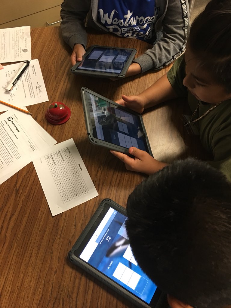 ilovemath0708's tweet photo. Introducing my @CBEBears to Quizlet live. They loved it!! #mathitswhatwedo #itsa6thgradething #GameChanger #RISDACE https://t.co/9Y63MDOvhp
