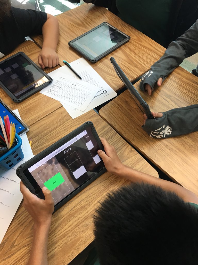 ilovemath0708's tweet photo. Introducing my @CBEBears to Quizlet live. They loved it!! #mathitswhatwedo #itsa6thgradething #GameChanger #RISDACE https://t.co/9Y63MDOvhp