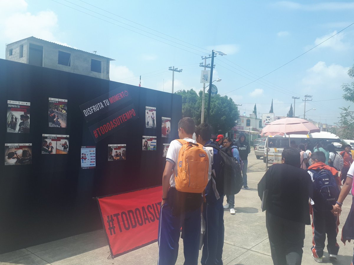 imjuci's tweet photo. Exposición "Disfruta tu momento" con el tema:  Prevención del Embarazo. 
Col. Cofradía IV 

#SoyImjuci https://t.co/8eHMNIJriT