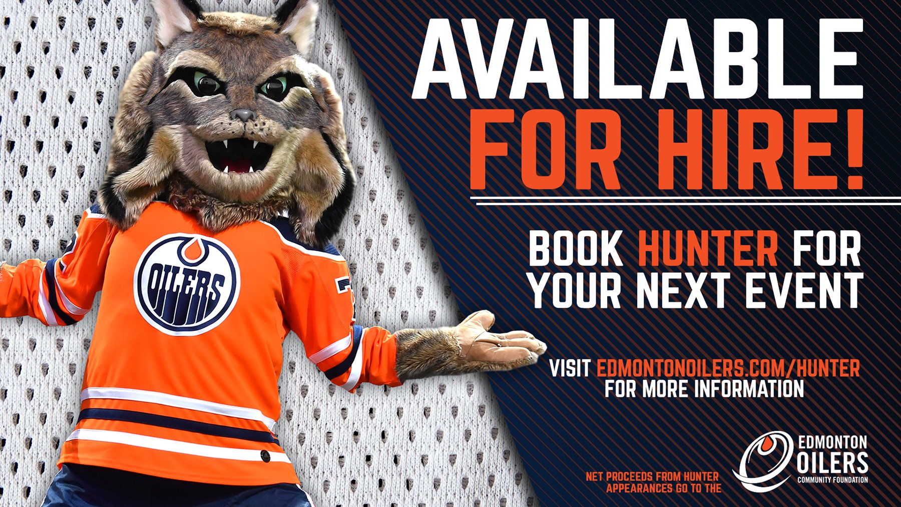 Edmonton Oilers on Twitter "HUNTER FOR HIRE! Oilers fans, visit https
