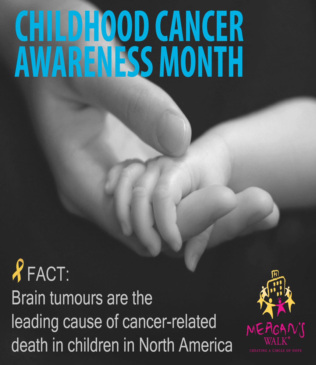 Share this graphic and spread the word about a leading cause of death in children #ChildhoodCancerAwarenessMonth