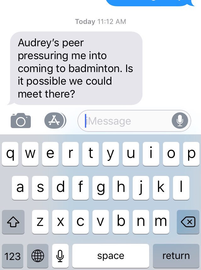 WTWBadminton's tweet image. Sounds about right