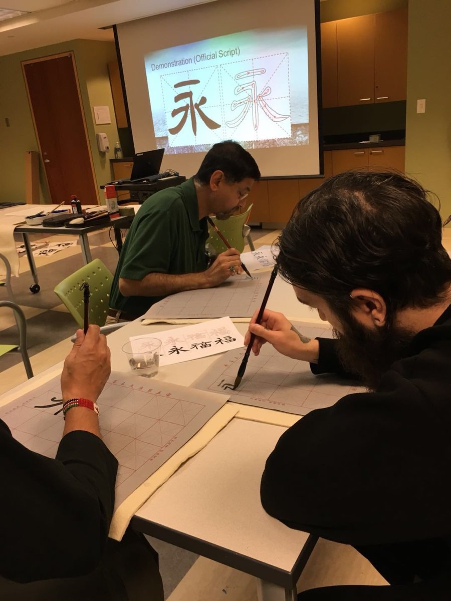 chinese_ns's tweet photo. Calligraphy day!#halifaxchinesefestival https://t.co/OOv6qx5KlV