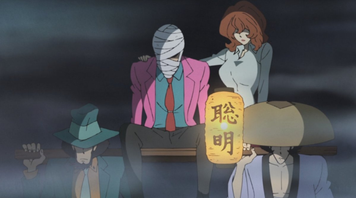 Toutes les couleurs de veste reviennent dans cette série. Quand Lupin III porte sa veste bleue, c'est un épisode sur l'intrigue principale. Quand il porte une autre veste, c'est un épisode indépendant qui rend hommage à une des parties précédentes.