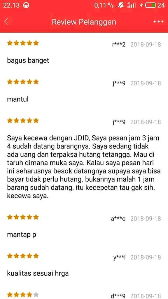 Ulrich_cusi's tweet photo. Barangnya cpt nyampe bukannya seneng malah kecewa https://t.co/9HvDBSF1P3