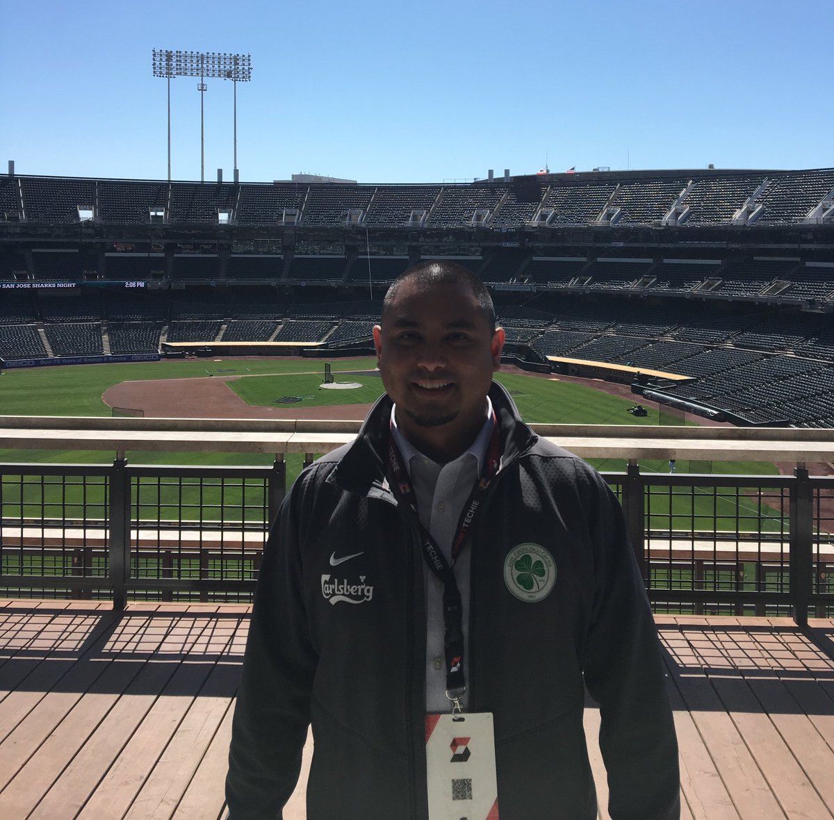 RMaq28's tweet photo. Repping @SFGlensSC today at @SportTechie Next. #STNext https://t.co/OO4ZQ3Vn6f