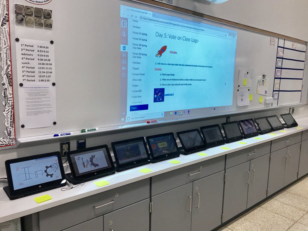 CBweaverj's tweet image. Ss voted for the logo that best represents the characteristics of InC. I was glad I didn’t have to vote, as all Ss created INCREDIBLE work. ❤️ how my Ss continually surprise me with their ability to create, innovate and use technology to do it! @CBUnamiMS #cbinnovate #cbsdtech