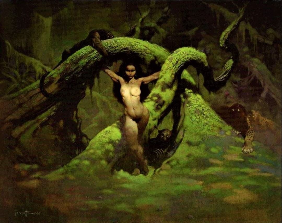  #INSPIRATION and CONNECTIONS: Frank Frazetta and Simon Bisley