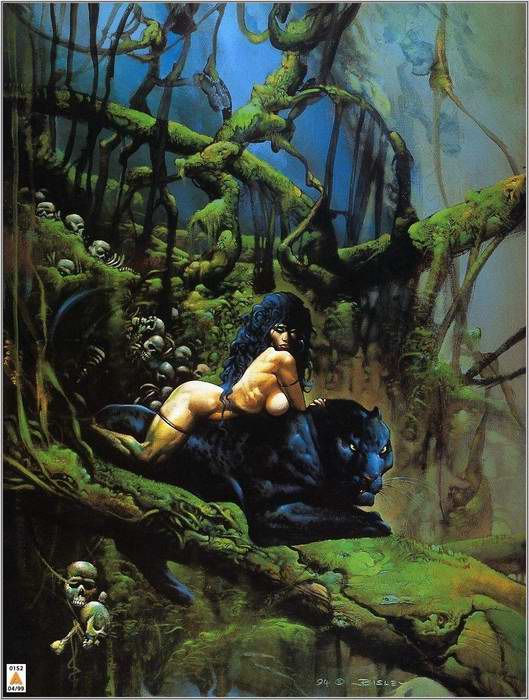  #INSPIRATION and CONNECTIONS: Frank Frazetta and Simon Bisley