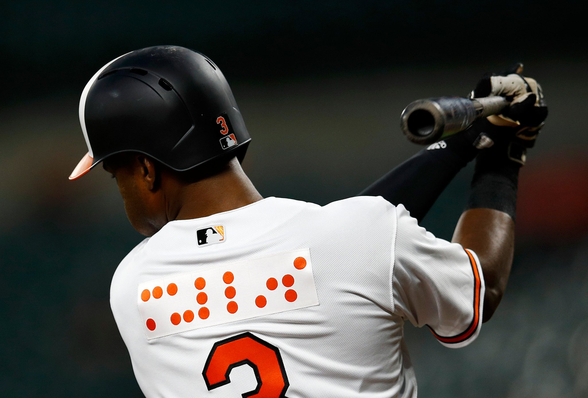 orioles braille lettering