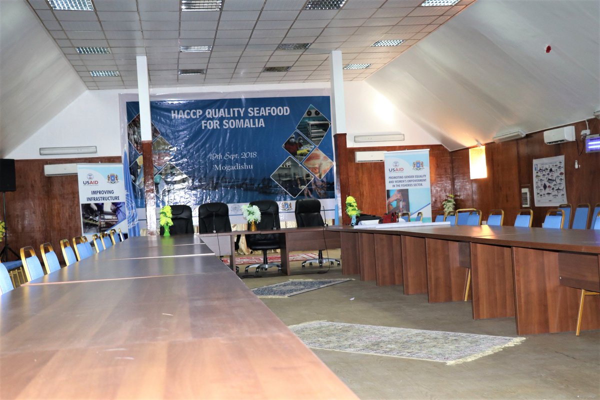 LIIFICO_'s tweet photo. #HACCP_QUALITY_SEAFOOD for #Somalia is going to start now. We are very grateful to our cofounder and marketing director Mohamed Abdi @Hubaal_ who was invited to this event to represent the company. 
#EatSafeFish #SomaliRising https://t.co/vsYFWOcn5v