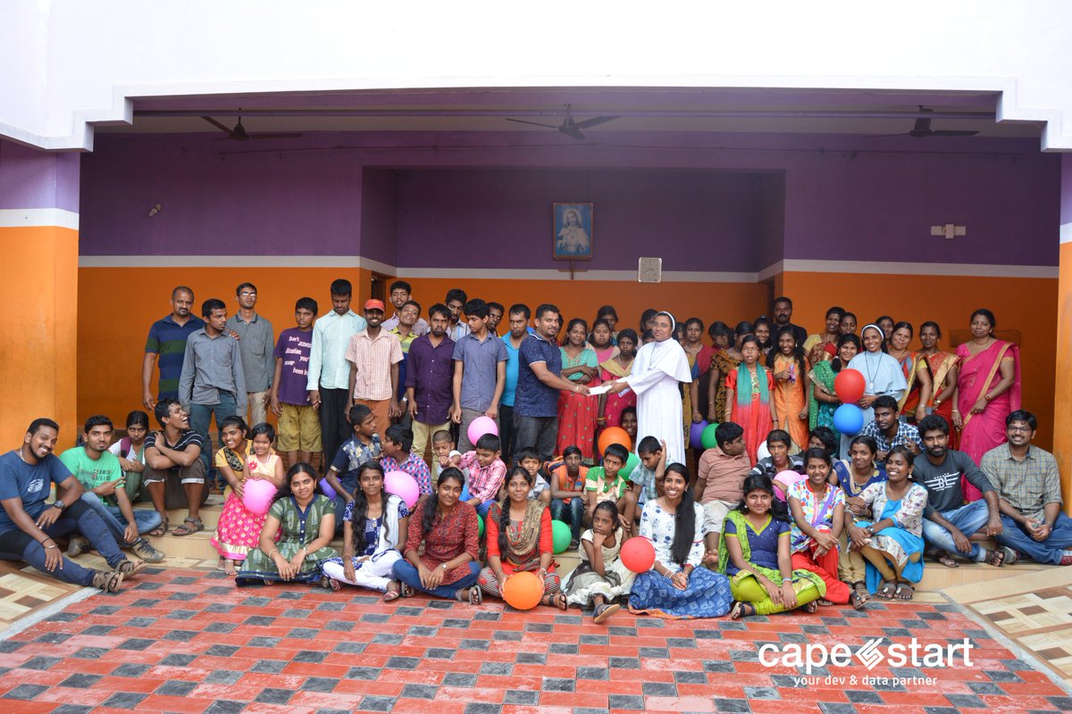 capestart's tweet image. #CapeStart&apos;s #CSR committee joined hands with Sacred Heart Convent Matric Hr. Sec. School to help reduce carbon footprint by planting native trees &amp;amp; visited Nambikai Alayam (School for Mentally-Challenged) to spread smiles. We are happy to share those precious moments here :)