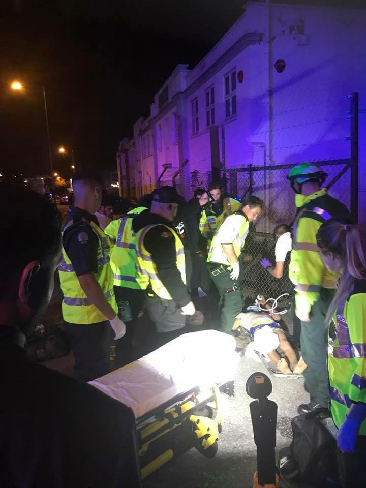 miqdaad's tweet photo. Reports suggest a car swerved into a crowd of Muslims outside the The Hussaini (Balaghiya) Association in Cricklewood, with 5 injured (3 seriously). Eye-witnesses apparently suggest perpetrators were heard shouting anti-Islamic sloguns.
https://t.co/VmvysZgpC5 https://t.co/niMOgf8ccM