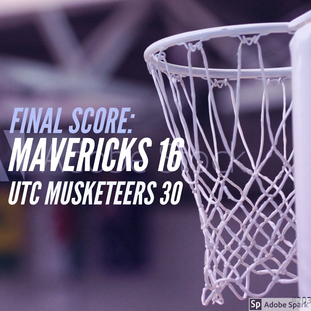 And there it is, when you’re enjoying the game the results look after themselves! #UTCMusketeers⚔️ #netball 💙⚔️⚜️💜