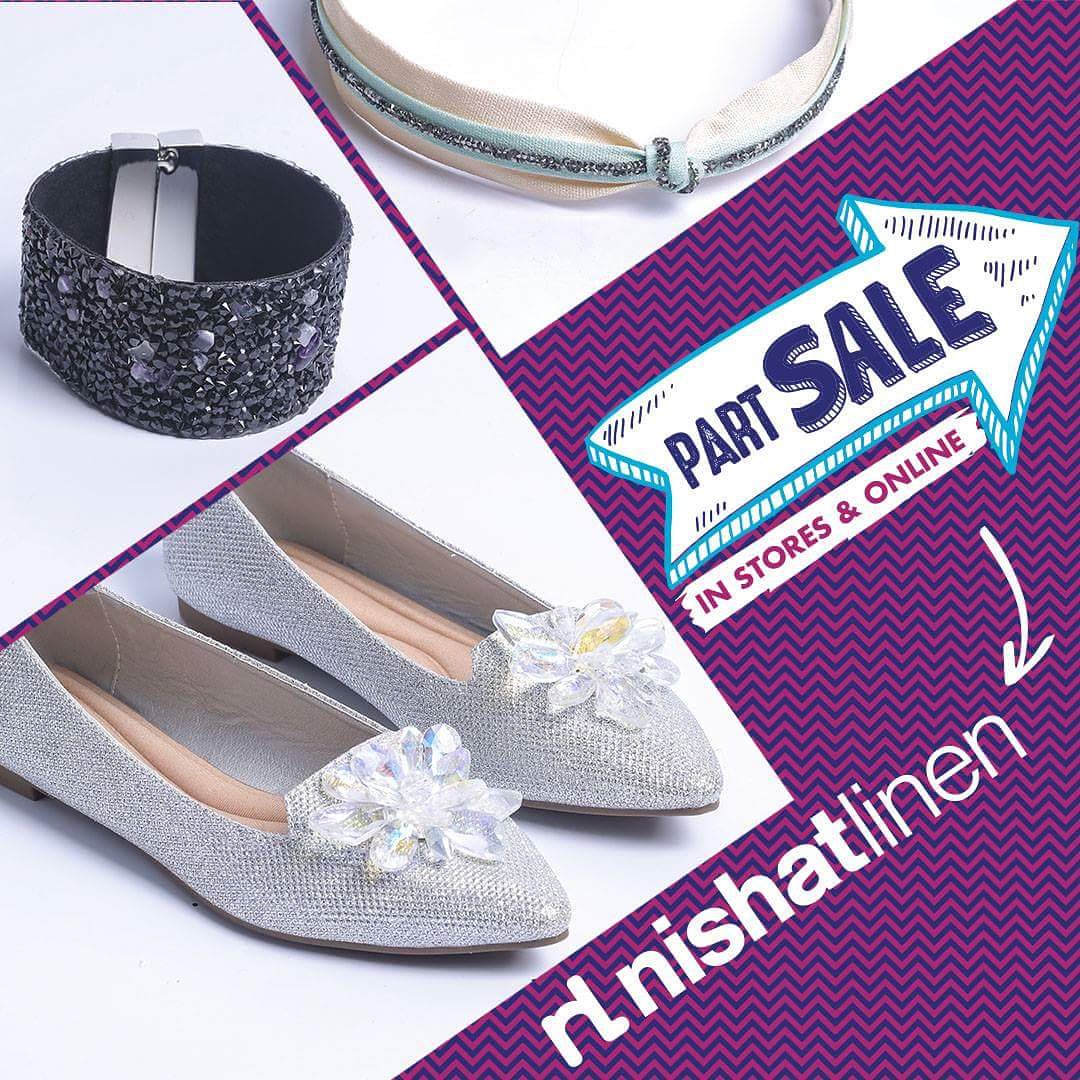 NLnishat1's tweet image. Get your hands on some stunning bags, shoes &amp;amp; jewelry from NL accessories range to enjoy ‘Part Sale!’ Shop now with the best discounts. Hurry up!
In stores &amp;amp; online: 
nishatlinen.com/pk/sale.html
#NishatLinen #PartSale #NLAccessories #HappyShopping
