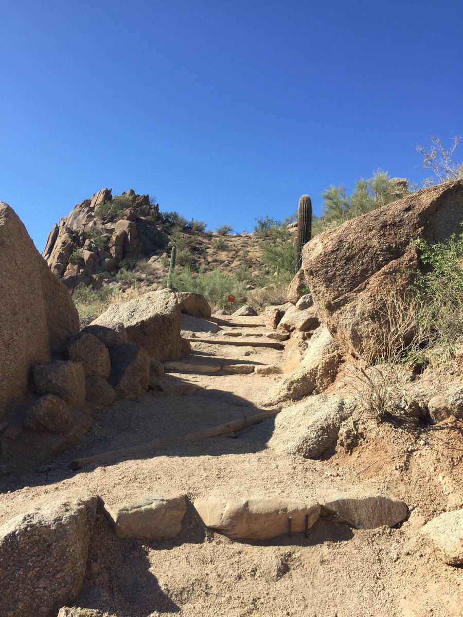 So happy on this #trail! #PinnaclePeak #Arizona