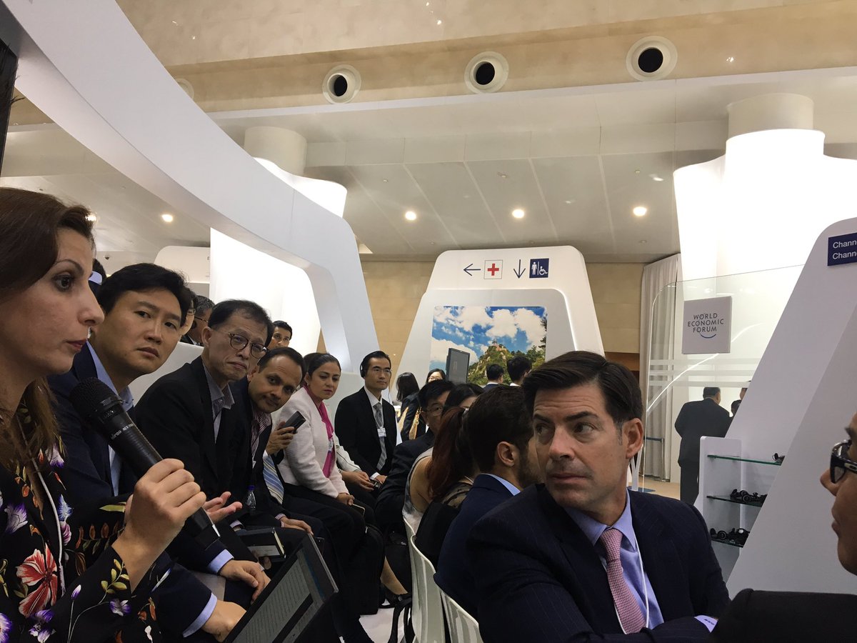 Prof. Lamis Jouma <a href="/lamisjomaa1/">Lamis Jomaa</a> setting the record straight in a nutrition session at <a href="/wef/">World Economic Forum</a> <a href="/AUB_Lebanon/">American University of Beirut</a> #amnc18