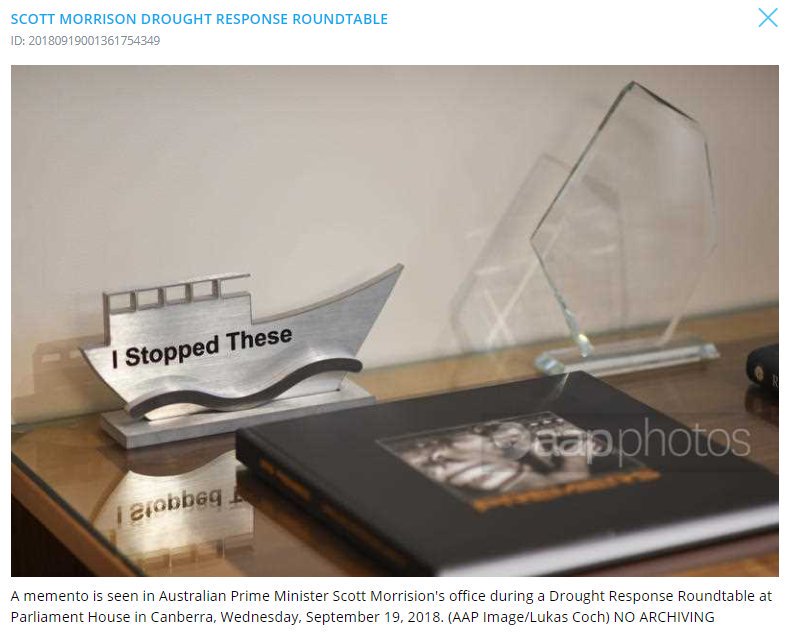 Loud_Lass's tweet photo. Trophies as a reminder ... Lapel pins as a reminder... Does anyone else think this is weird... #FalseIdols #FalsePM #auspol https://t.co/LElOmlv3kp