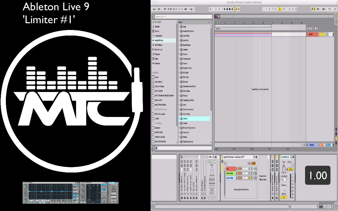 Hey, RAP here with your MTC Tip!
In this video, we take a look at Ableton's Limiter Part ‘1’ in under a minute. 
youtube.com/watch?v=68kRjo…
Start your FREE trial now!
Continue your knowledge on our website!
…sictechcollectiveonline.thinkific.com musictechcollective.com 
#AbletonLimiter #ableton