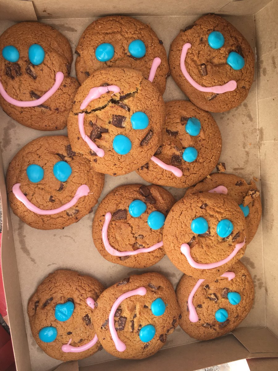 Treating my students to a smile cookie to practice what I preach! Money goes to charities in your own community <a href="/FloradalePS/">Floradale</a>