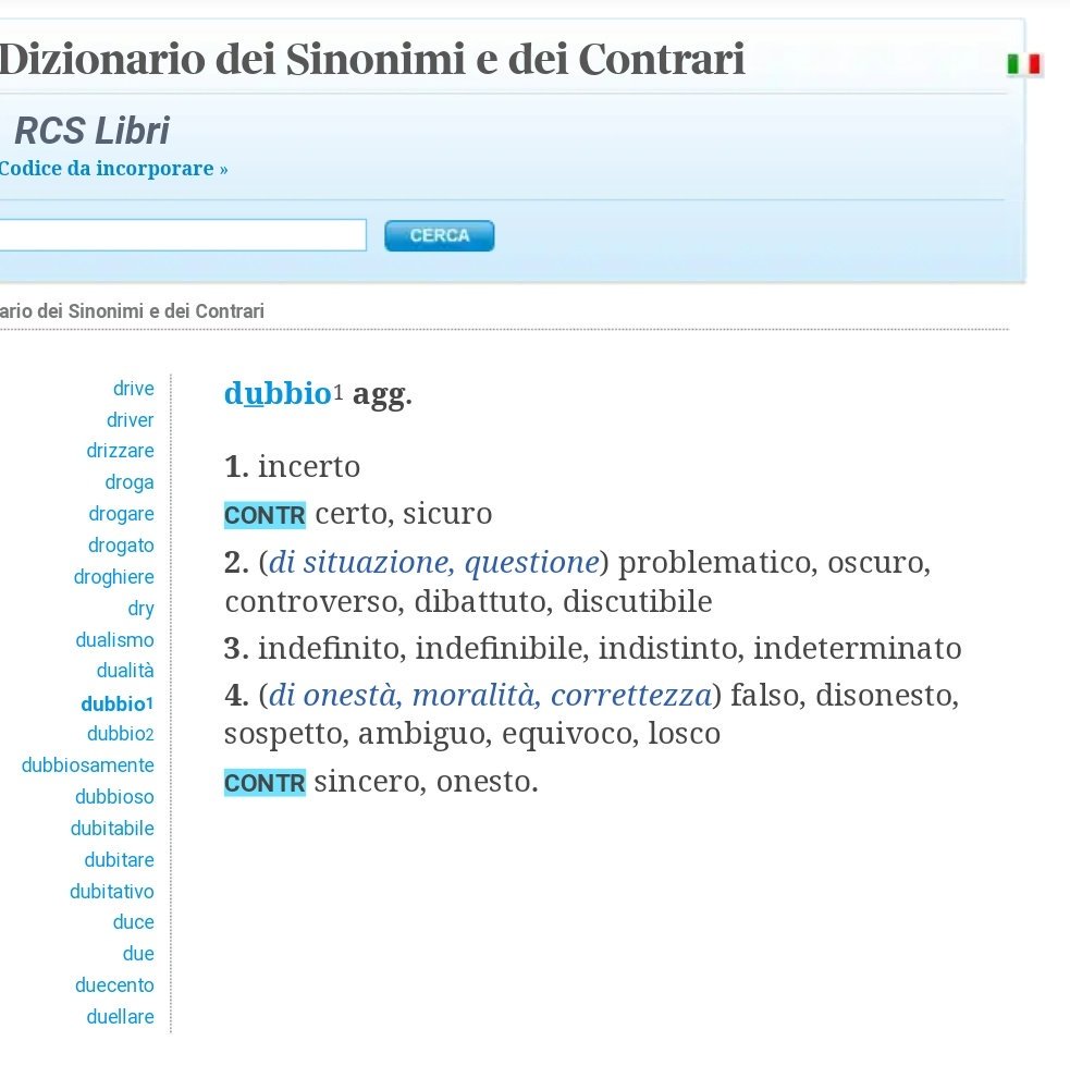 UnTemaAlGiorno's tweet image. Buon mercoledì #Family ❣

Oggi #Untemaalgiorno sarà 
➡️➡️#ilSinonimo⬅️⬅️
di DUBBIO

Felice condivisione a tutti!
(Ricordatevi di usare i sinonimi ⬇️⬇️⬇️)