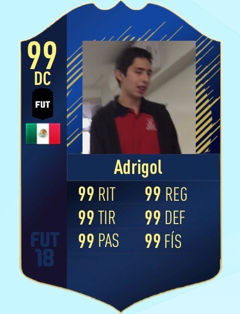 WebworkFC's tweet photo. En noticias más agradables nos da gusto comunicarles que pueden encontrar la carta de Ultimate Team de Adrigol que nos acaba de mandar @EASPORTSFutbol en el próximo Fifa 19 que saldrá ya pronto, próximamente saldrán las del resto del plantel #AM9 #CRACK #TheBest #FIFA19 https://t.co/NPHxnqsmJe
