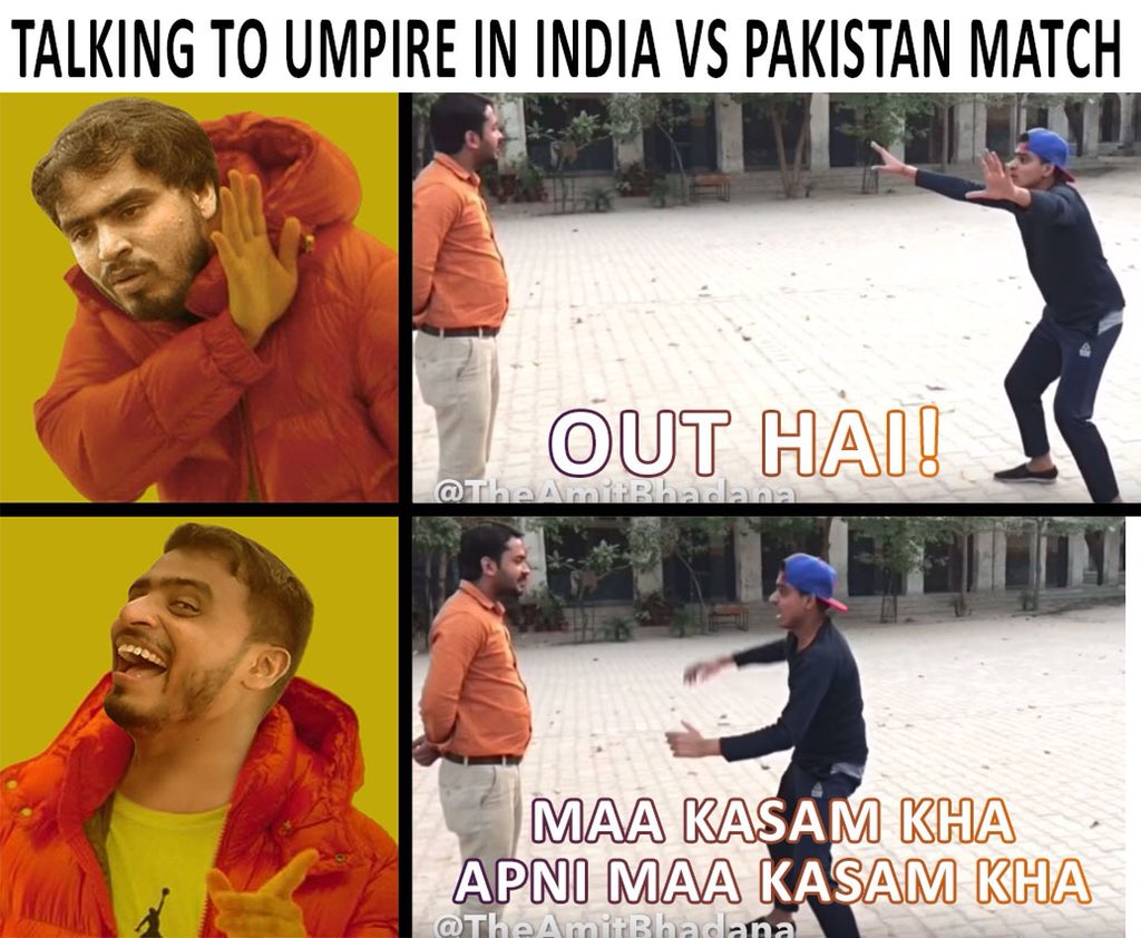 iAmitBhadana's tweet photo. Gully Cricket Ki Baat Alag Hain 😂#IndiavsPakistan #AsiaCup https://t.co/ghrzcBEboe