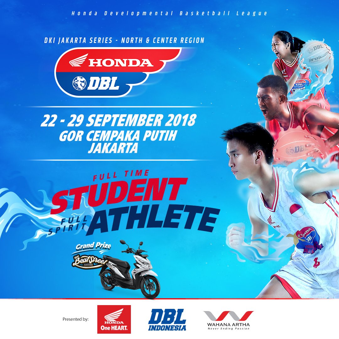 WahanaHonda's tweet photo. Mana nih yang region Jakarta Utara dan Pusat? Ayo, dukung sekolah kalian brosis untuk berlaga di @dblindonesiaofficial, catat tanggalnya! #WahanaHonda #dblindonesia https://t.co/euyavCa77v