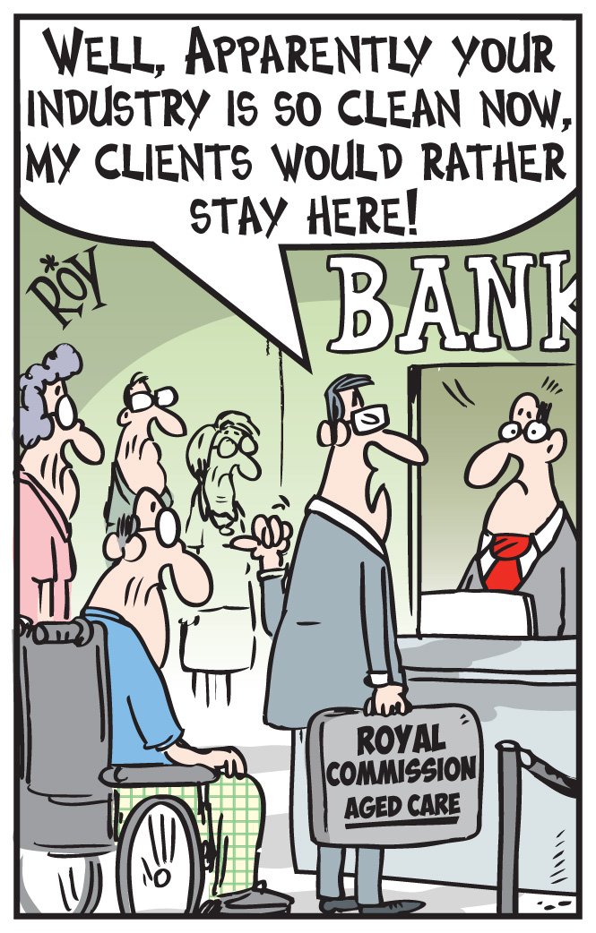 otiose94's tweet image. #AgedCare staying w' #BankRC #FSRC by @chrisroytaylor  christian porter #rape  #BrittanyHiggins #JusticeForKate #insiders