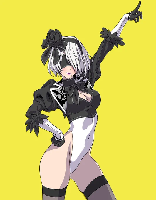 決めポーズ。 