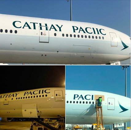 Twitter @cathaypacific