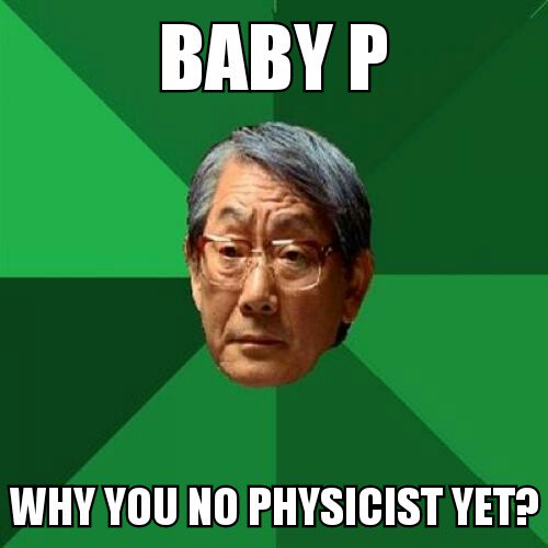 jetlaggedhungry's tweet photo. #MRW I receive "Quantum Physics for Babies" & "General Relativity for Babies" in the mail after I read Baby P "Newtonian Physics for Babies"
Shoot me if I become THAT Asian parent who asks where the other 3% is after he brings home a 97%
#yeg #newmom #scienceforbabies @csferrie https://t.co/PGDMQr0w6o