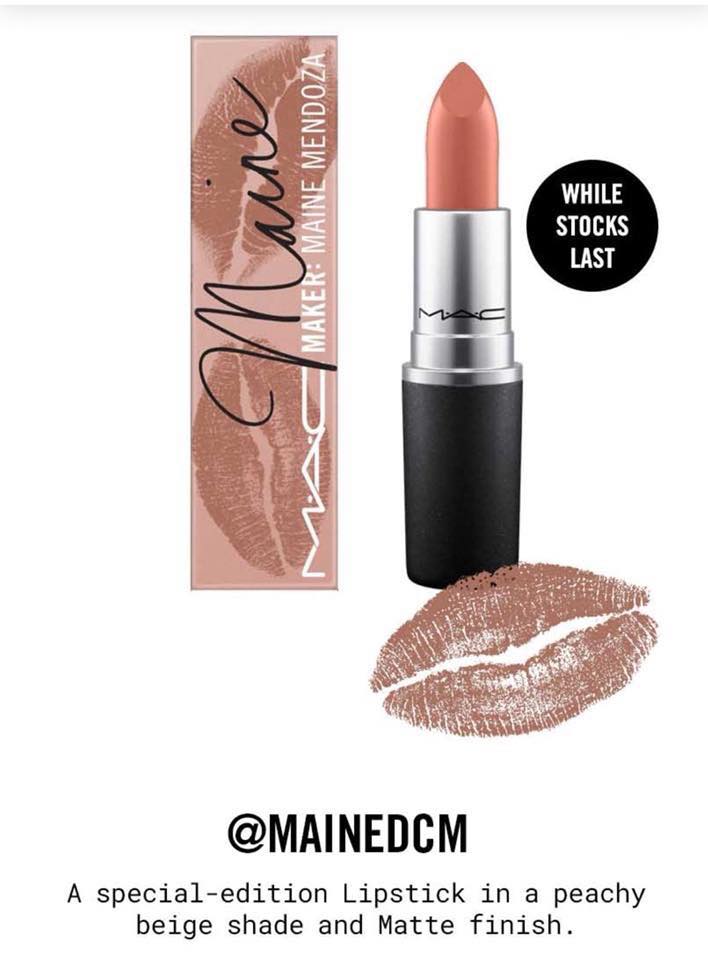 maiden16_tor's tweet photo. Congratulations @mainedcm !!!! We can't wait to get our lippie !!! Loveeeeet 

#MaineForMAC https://t.co/JRqwHx9wYV