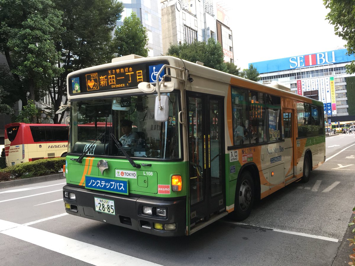 Seiji בטוויטר 池袋駅東口にて 都営バス 都バス N L108 北 王55 小滝橋のオリパラrp車e R567 小滝橋 都02乙