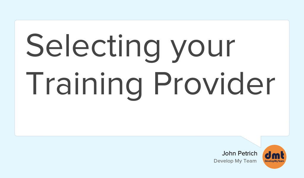 DevelopMyTeam's tweet photo. "Will the training provider work with your team to make sure the training meets your business/growth needs?" https://t.co/bgQcxsVfkJ #Select #Training #Provider https://t.co/JBdpyif6zl