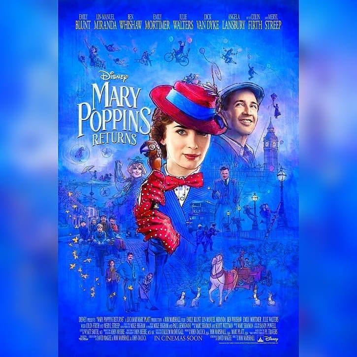 Novo cartaz de O Retorno de Mary Poppins liberado pela @DisneyStudiosBR ! 
O longa com @EmilyBlunt_Br estreia dia 20 de dezembro nos cinemas!

#EmilyBlunt #MerylStreep
 #MaryPoppinsReturns #imagens #cartaz #cinema #filmes #movies #naclaquetecinema #naclaqueteimagens #naclaquete