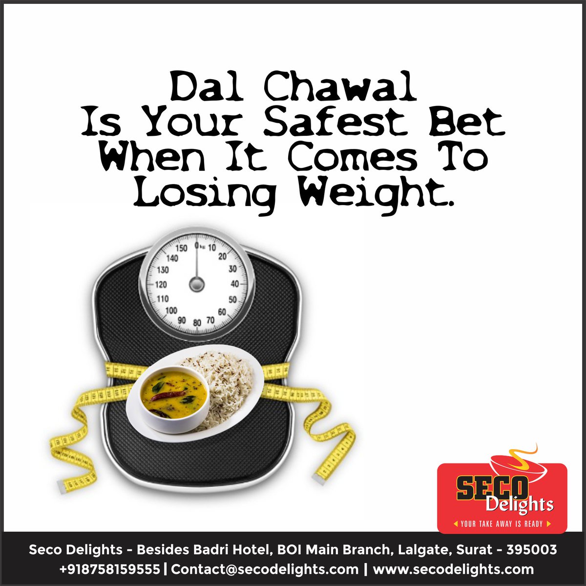 SECODelights's tweet photo. Dal Chawal is your safest bet when it comes to losing weight.
# Dal Chawal # losing weight https://t.co/MQjhA1MUbn