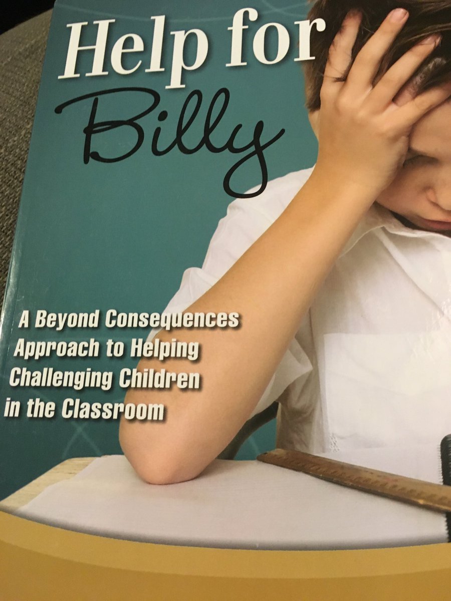 leestuff's tweet image. Good strategies for troubled kids. #HelpforBilly #BeyondConsequences