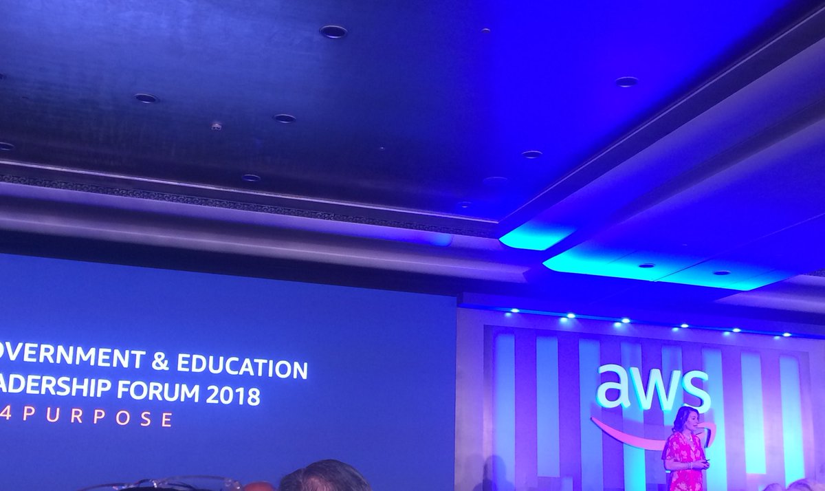 lokeshedu's tweet photo. .@teresacarlson Global VP Public Sector kicks off proceedings of #Government &amp; #education #leadership Forum 2018. 132 POPs in 59 cities and 26 countries. 1430 serviced offered in #CloudComputing. Focus on #MachineLearning &amp; #AI going fwd #indiaedu https://t.co/9MDCf3RW8O