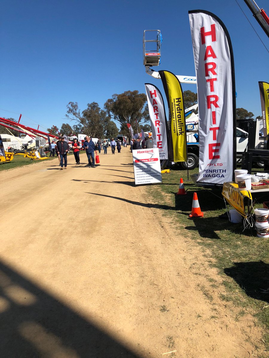 lrsaustralia's tweet photo. Don't miss out! Henty Machinery Field Days is open for only one more day! Come visit LRS at stall 797a in Block Q (under the Telstra tower). We will see you there. #LoadRestraintSystems #HentyMachineryFieldDays #Safety #Transport #Trucks #SecureLoad https://t.co/KvuLZzBrdz