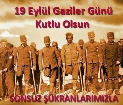 Milli egemenliğimizi, vatanın milleti ile bölünmez bütünlüğünü muhafaza etmek için canlarını hiçe sayan necip Gazilerimizin bu anlamlı gününü kutluyor, ebediyete intikal etmiş Gazilerimiz ile tüm Şehitlerimizi rahmet ve minnetle anıyoruz. Vatan size minnettardır! #GazilerGünü
