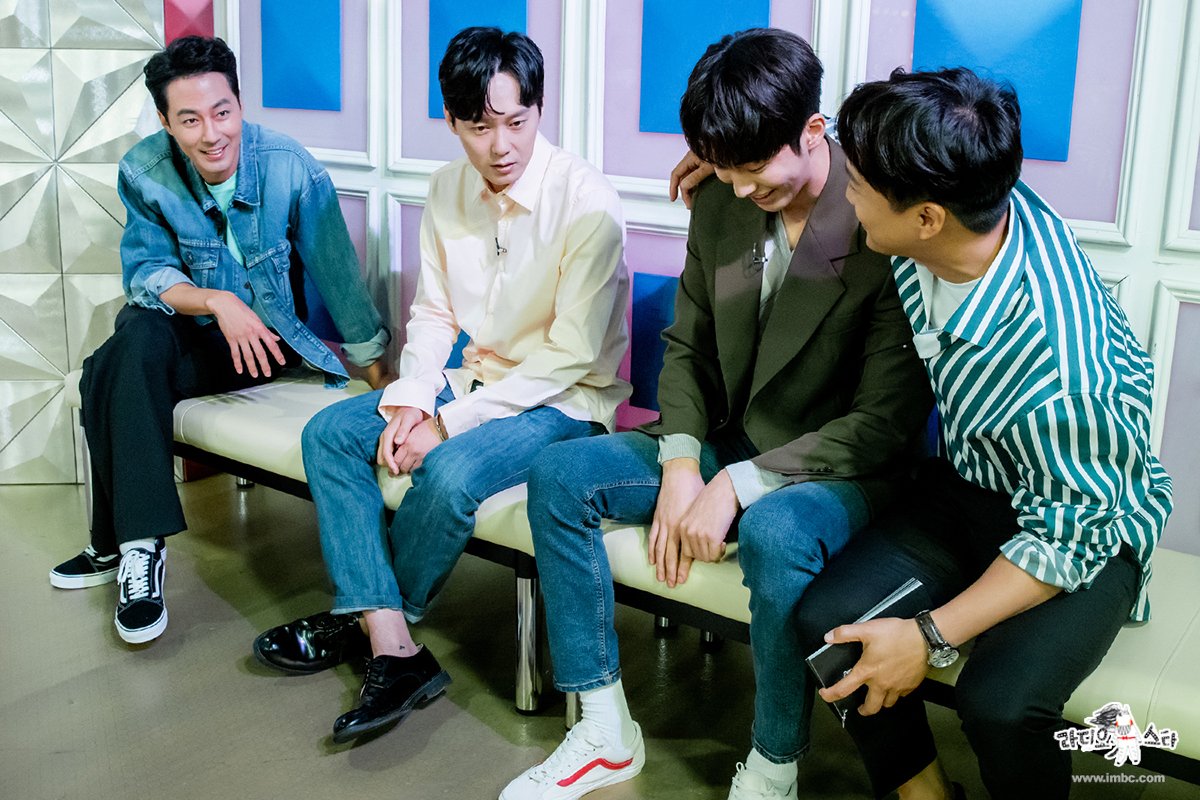 withMBC's tweet image. 드디어 만난 #차태현 과 #조인성 2주 분량으로도 부족할 수도😆 #라디오스타 #박병은 #남주혁 #본방사수