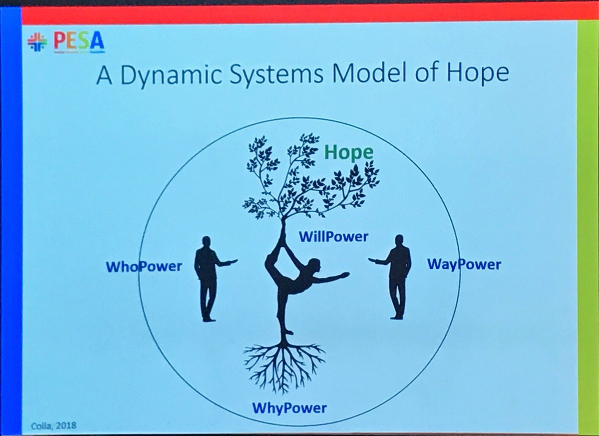 PESA_Aus's tweet photo. @rachel_colla at #PESAVic2018 on #HopeLabs: fuelling purpose and belonging in year 10 students. Why does hope matter? #PosEd #wellbeing https://t.co/hHyNZvdY8Q
