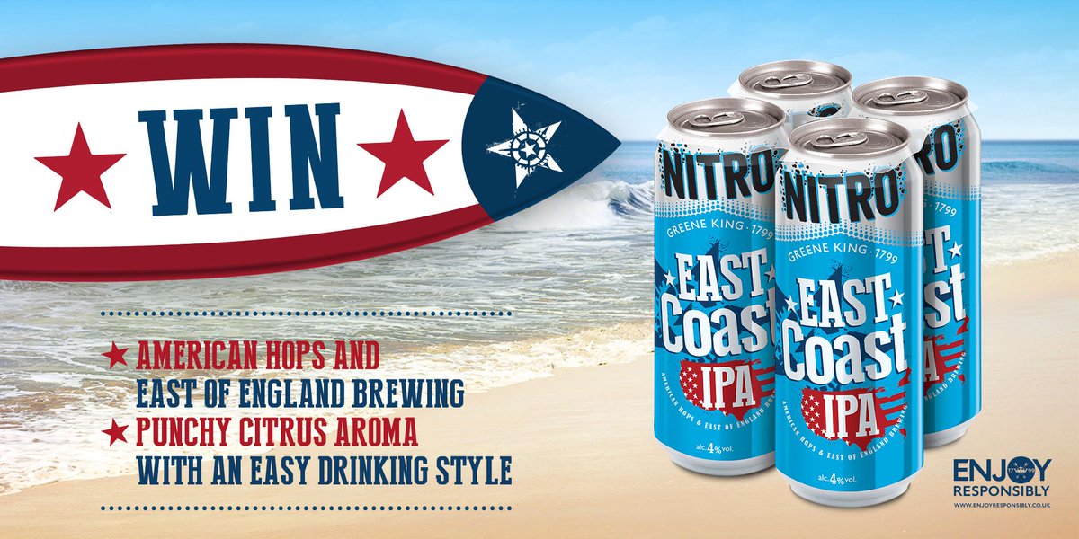 myLondis's tweet photo. #Surf your way into #Wednesday &amp; #WIN a case of @greeneking East Coast IPA #beer 🍻

Simply RT &amp; Follow @myLondis to enter.
18+/ UK Only. Full T&amp;C's: https://t.co/YCRCZANg5N     

Closes: 25th Sep 23:59  

#Beer #Giveaway #WinitWednesday https://t.co/xohMrLcDPN